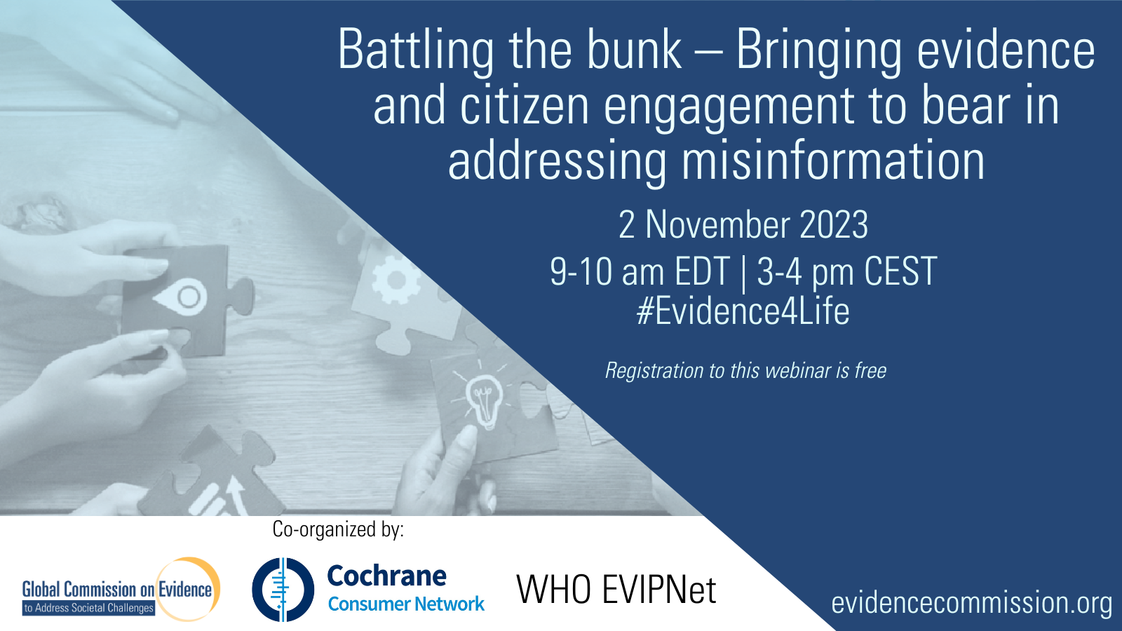 Battling the bunk – Bringing evidence and citizen engagement to bear in 