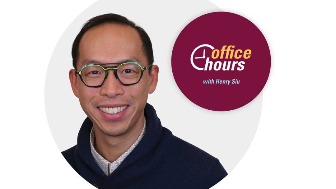 Henry Siu in a composite image for the series “Office Hours”