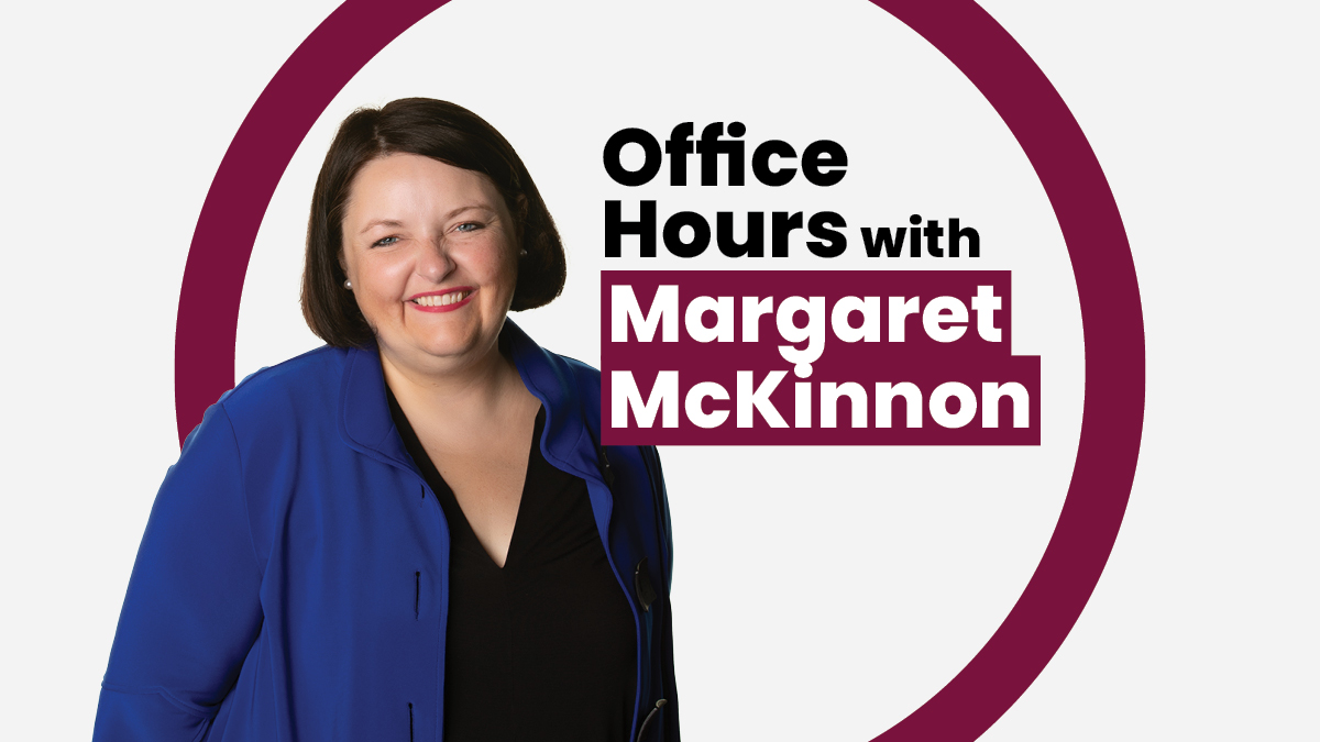 Margaret McKinnon in a composite image for the series “Office Hours”