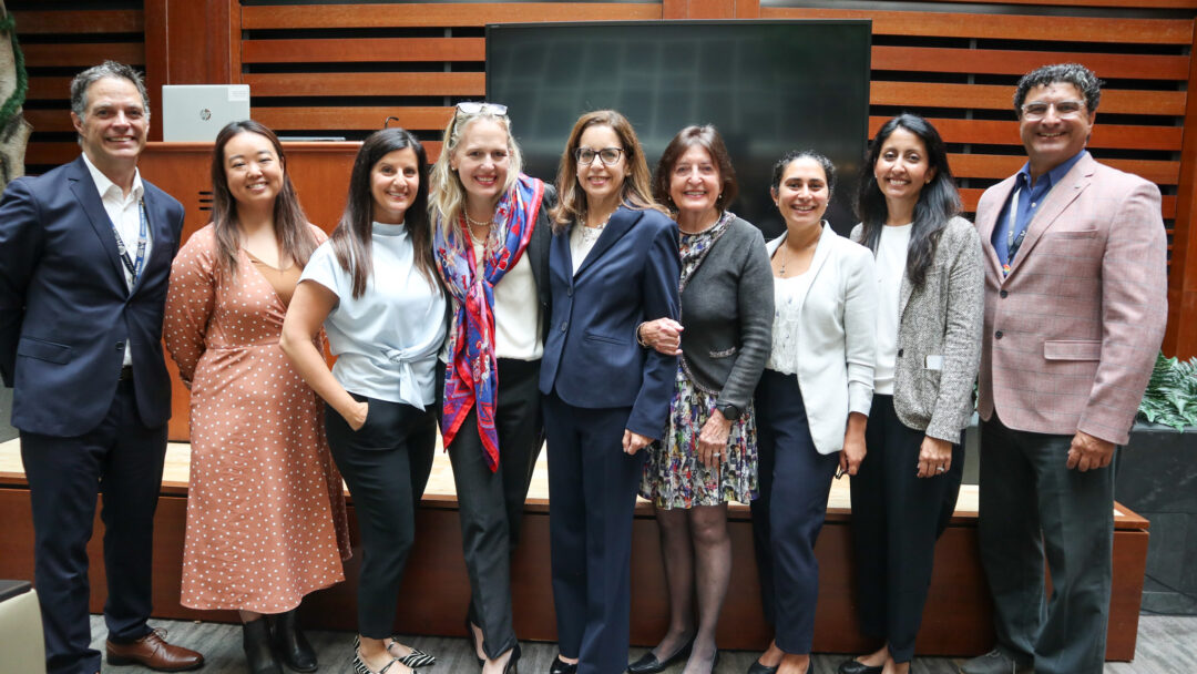 Left to right: Bruce Squires, Orianna Mak, Michelle Batthish, Rebecca Dent, Ashley Dent, Diane Dent, Ereny Bassilious, Gita Wahi, Angelo Mikrogianakis