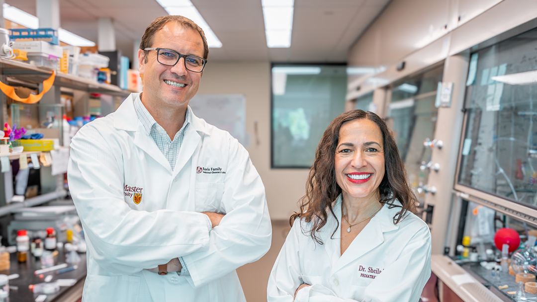 A headshot of Jakob Magolan and Sheila Singh, the experts featured in this story. Jakob and Sheila are photographed in a laboratory.