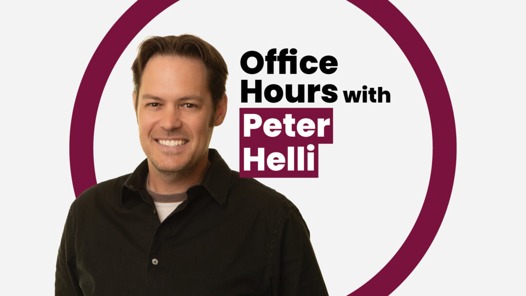 Peter Helli in a composite image for the series “Office Hours”