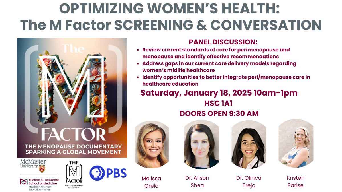 Optimizing Women’s Health: The M Factor Screening & Conversation